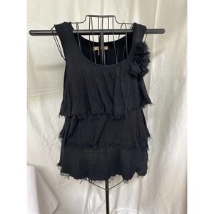 David Kahn Black Women's Blouse Size L